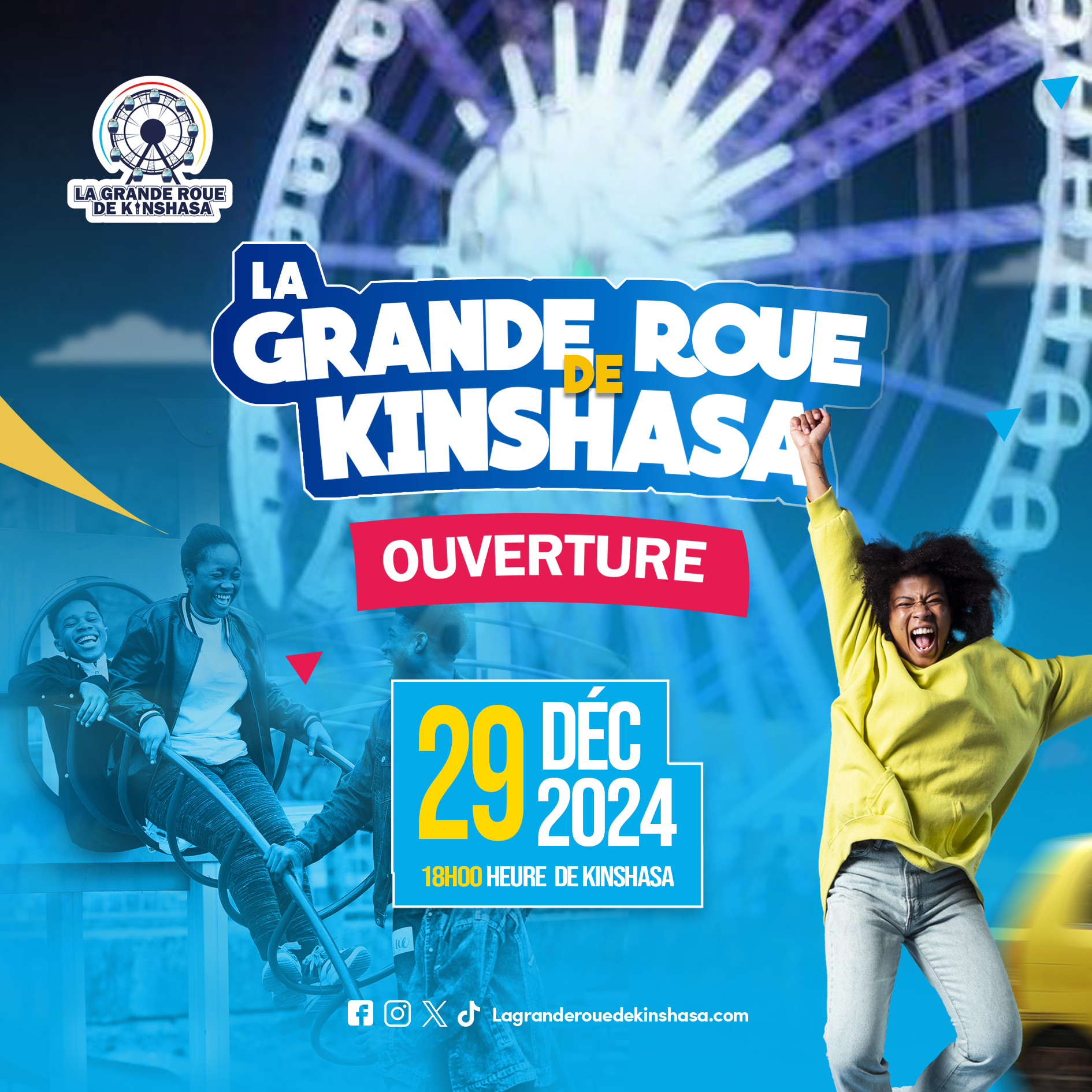 Ouverture la grande roue de kinshasa, soft opening